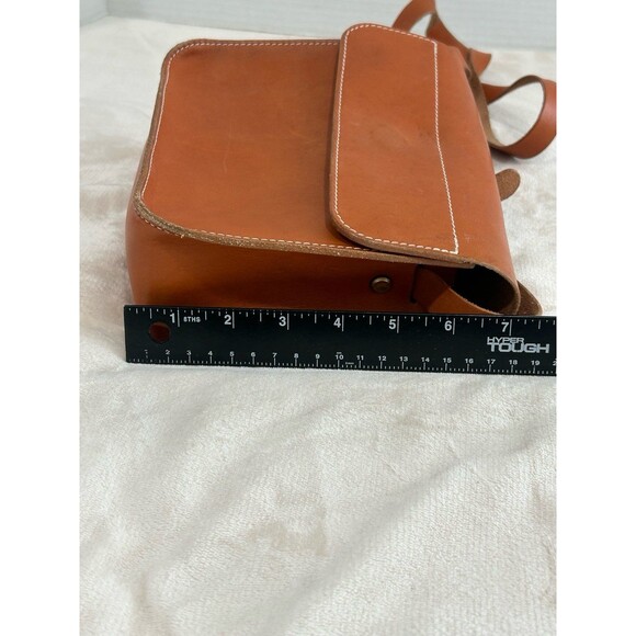 Marcus B Leather Handbag Women's Color Saddle Crossbody Strap “ KAM NO. 01” - Picture 10 of 12